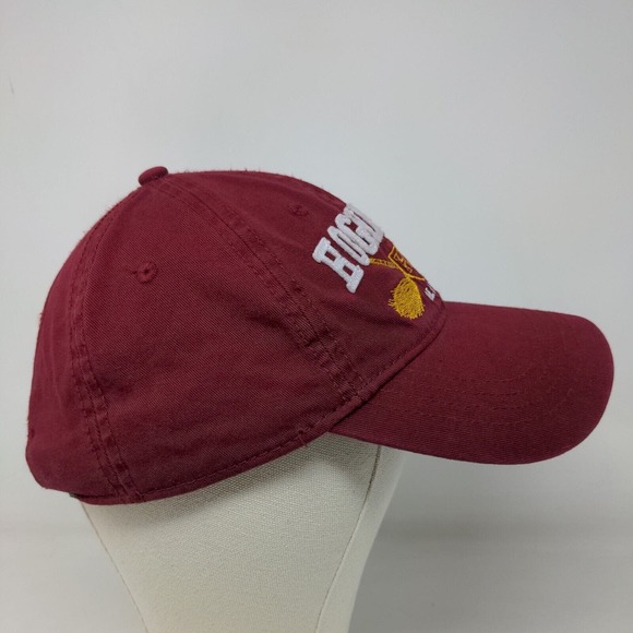 Harry Potter Men's Slideback Hat Red OSFM 14+ Embroidered Hogwarts Alumni Logo - Picture 4 of 8